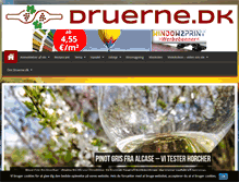 Tablet Screenshot of druerne.dk